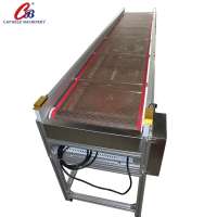 Cap&hat cooling conveyor table